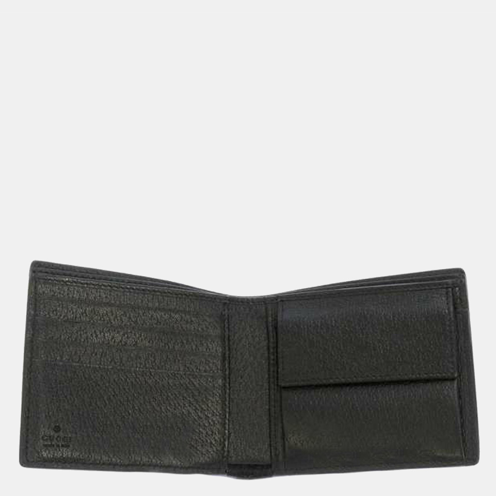 

Gucci Black GG Marmont Bi- Fold Leather Wallet