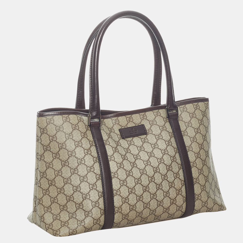 

Gucci Beige/Brown GG Supreme Joy Tote Bag