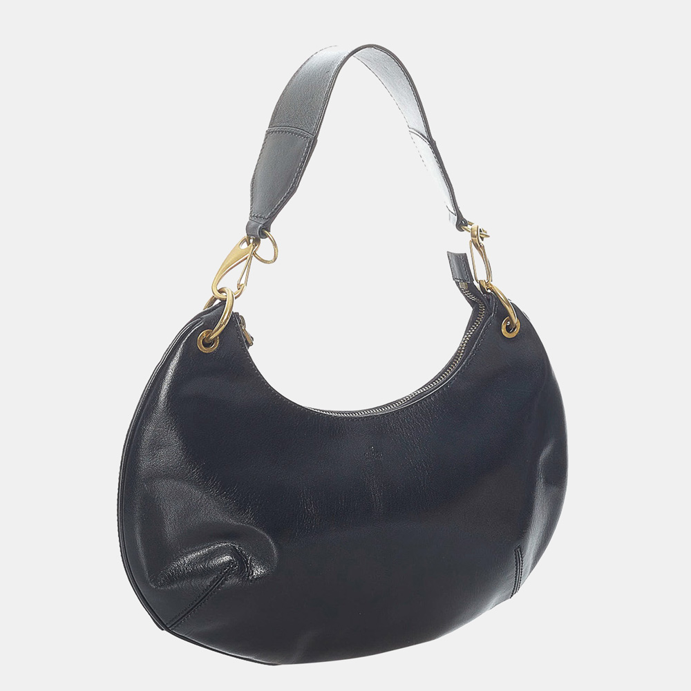 

Gucci Black Leather Hobo Bag