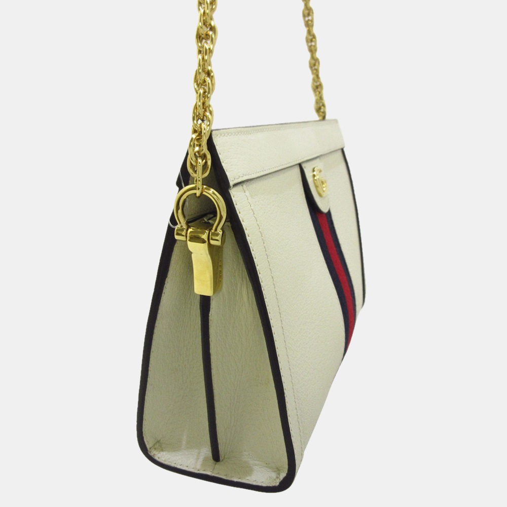 

Gucci Multi Color/White Web Ophidia Leather Crossbody Bag, Multicolor