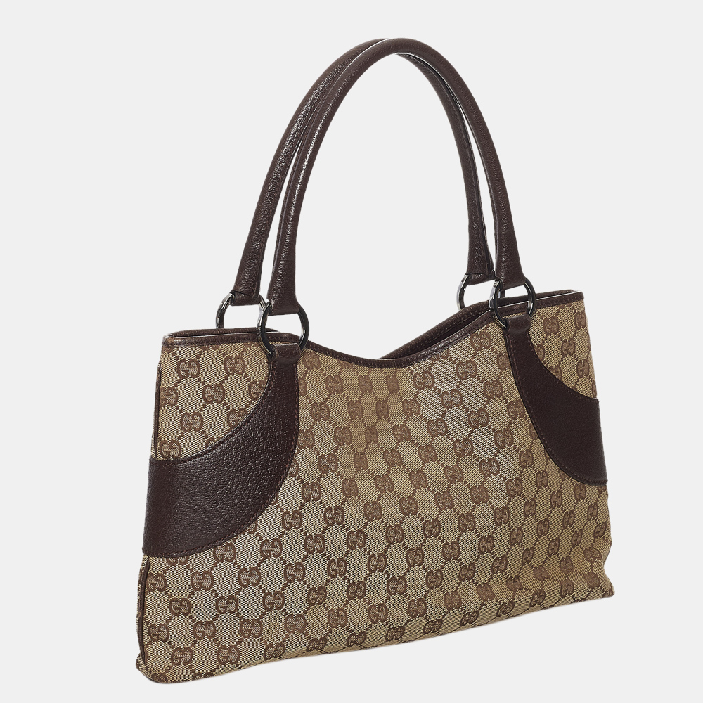 

Gucci Beige/Brown GG Canvas Tote Bag