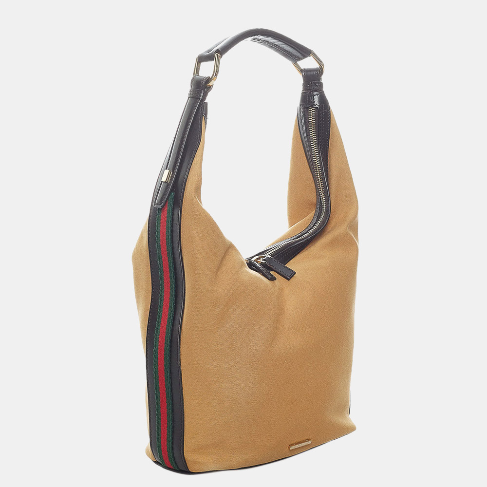 

Gucci Beige/Brown/Multi Color Web Canvas Shoulder Bag