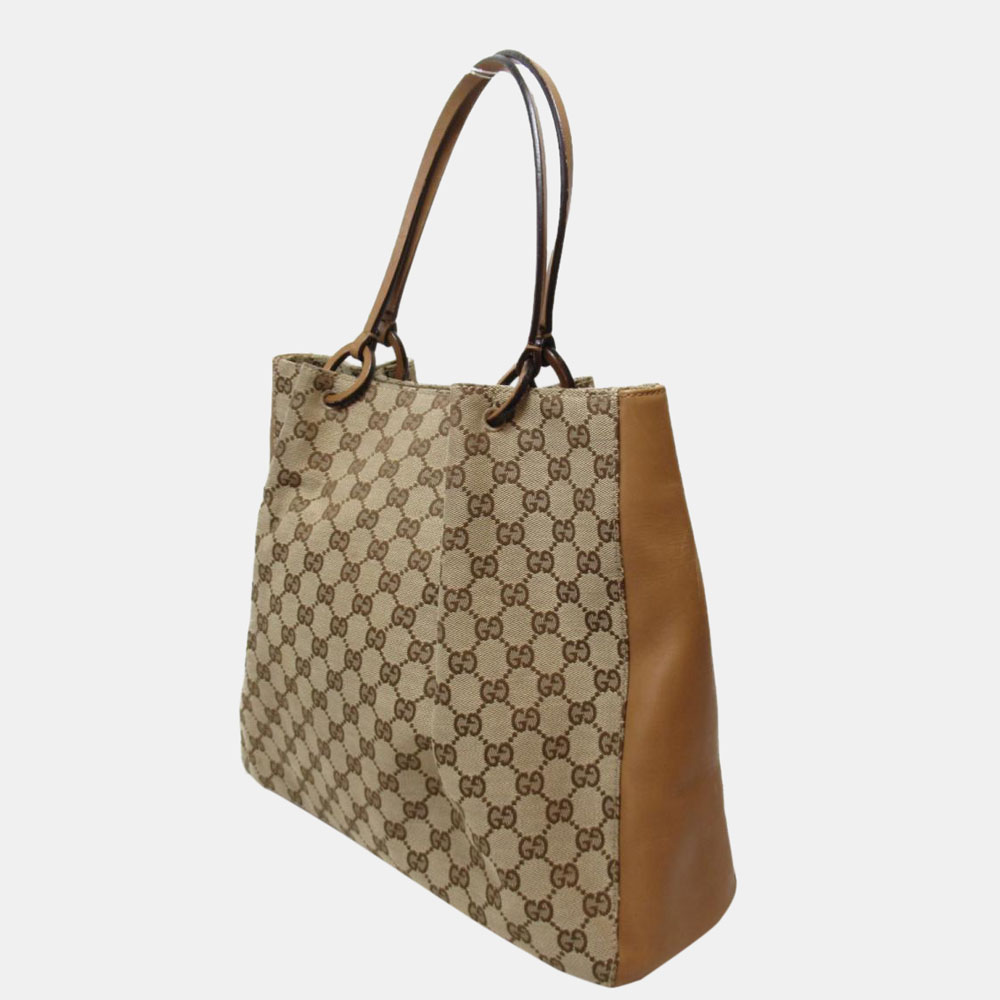 

Gucci Brown GG Canvas Tote Bag