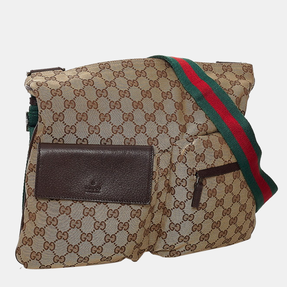 

Gucci Brown GG Canvas Messenger Bag