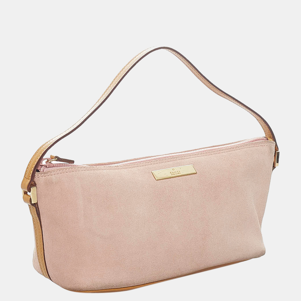 

Gucci Brown/Pink Suede Boat