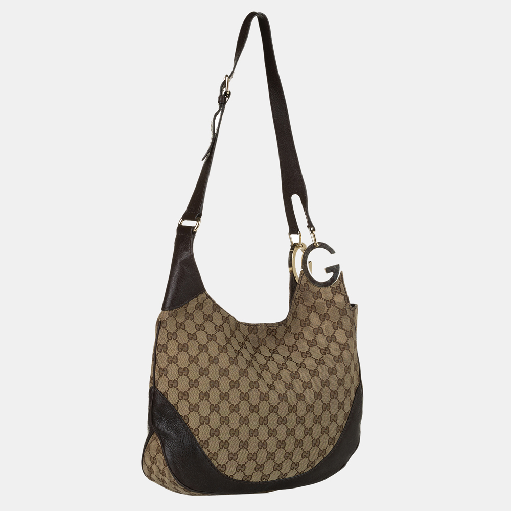 

Gucci Beige/Brown GG Canvas Charlotte Crossbody Bag