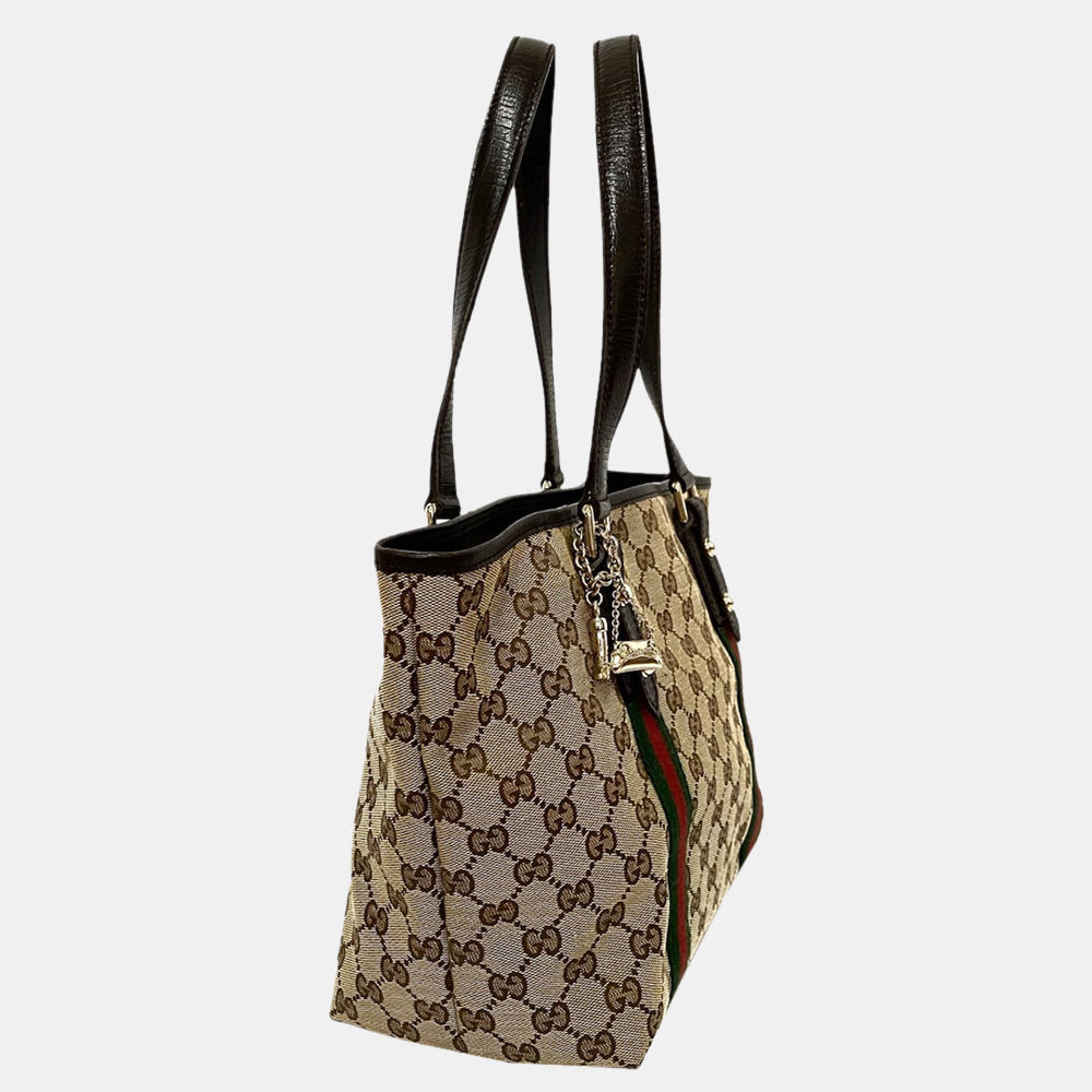 

Gucci Beige/Brown/Multi Color GG Canvas Jolicoeur Tote Bag