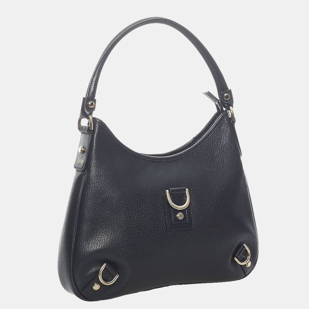

Gucci Black Abbey Leather Shoulder Bag