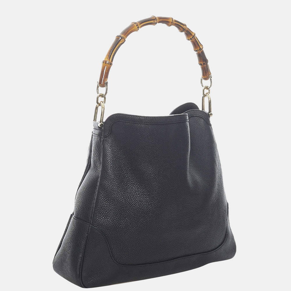 

Gucci Black Bamboo Diana Leather Handbag