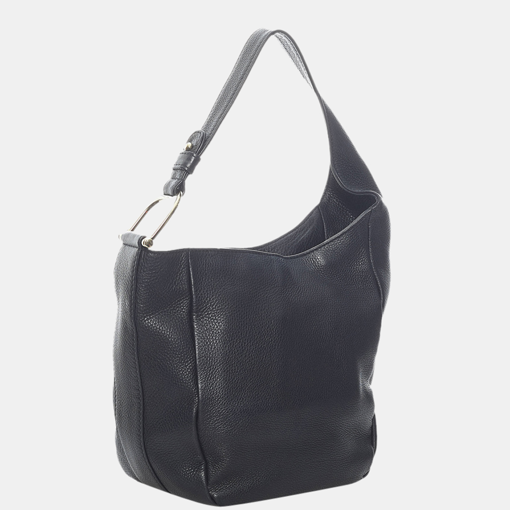 

Gucci Black Greenwich Leather Shoulder Bag