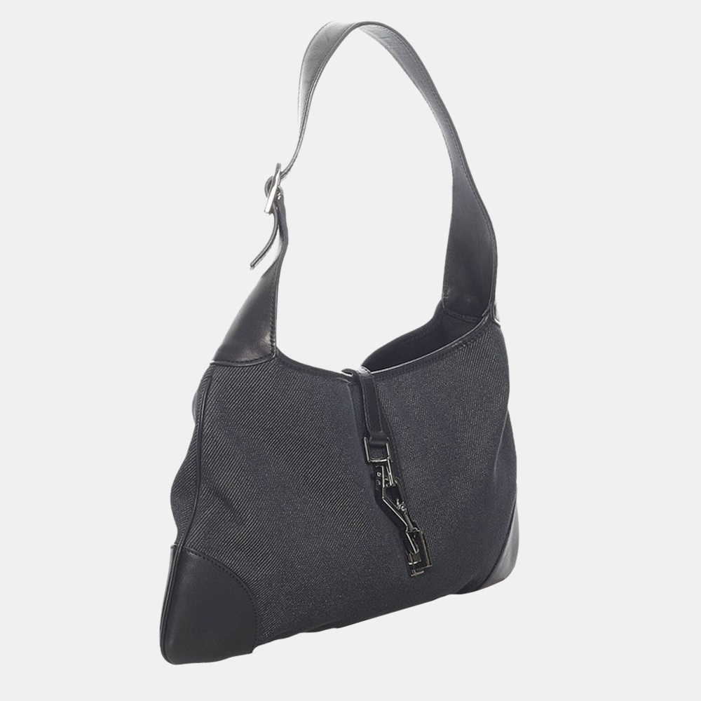 

Gucci Black Denim Jackie Bag