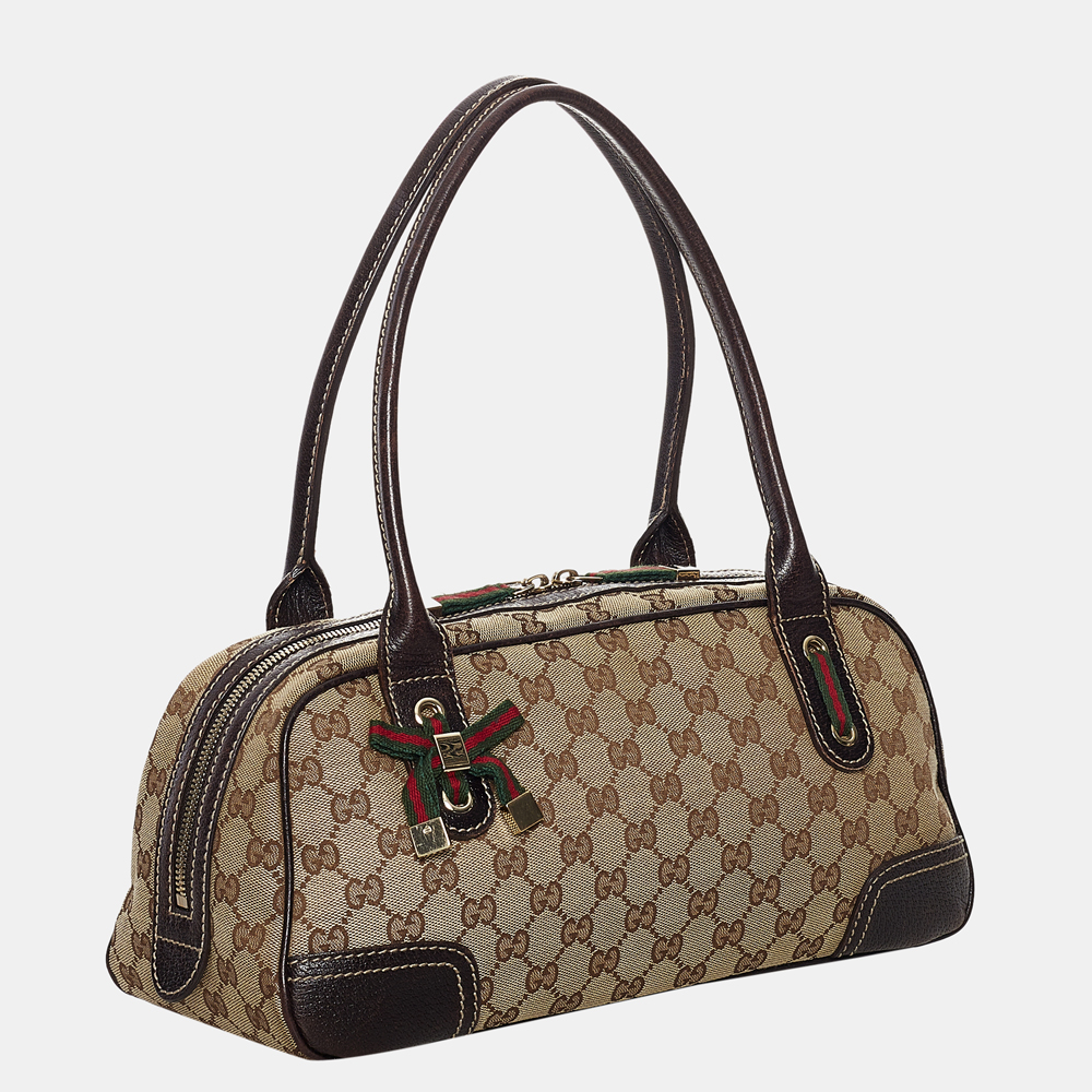 

Gucci Beige/Brown GG Canvas Princy Shoulder Bag