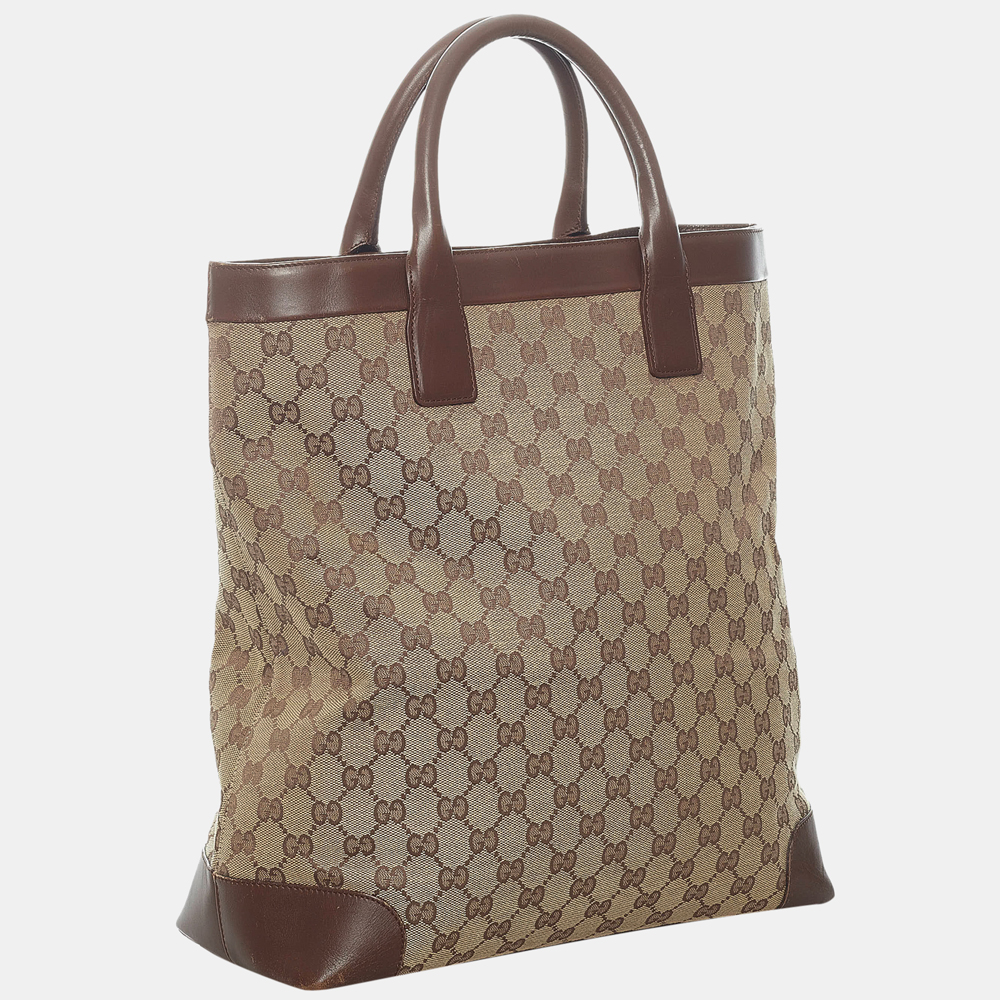 

Gucci Beige/Brown GG Canvas Tote Bag
