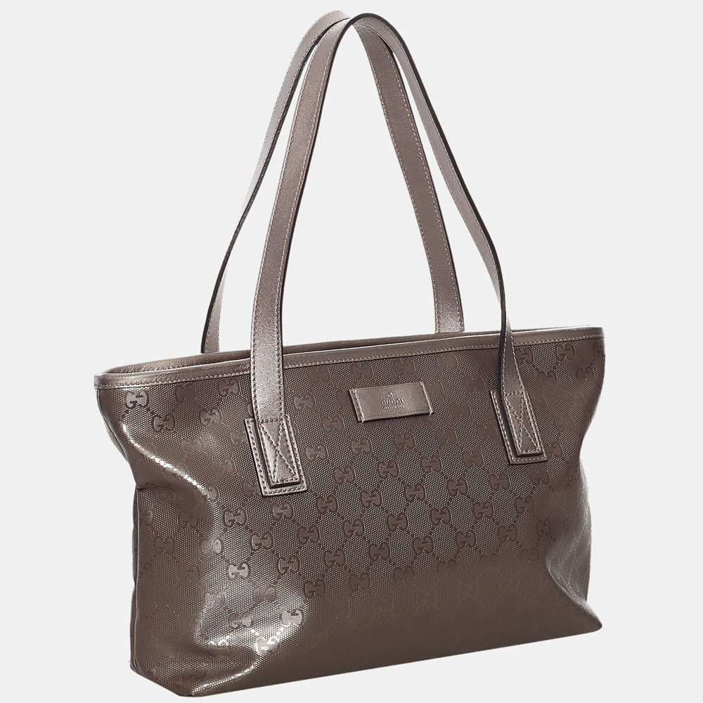 

Gucci Brown GG Imprime Tote Bag