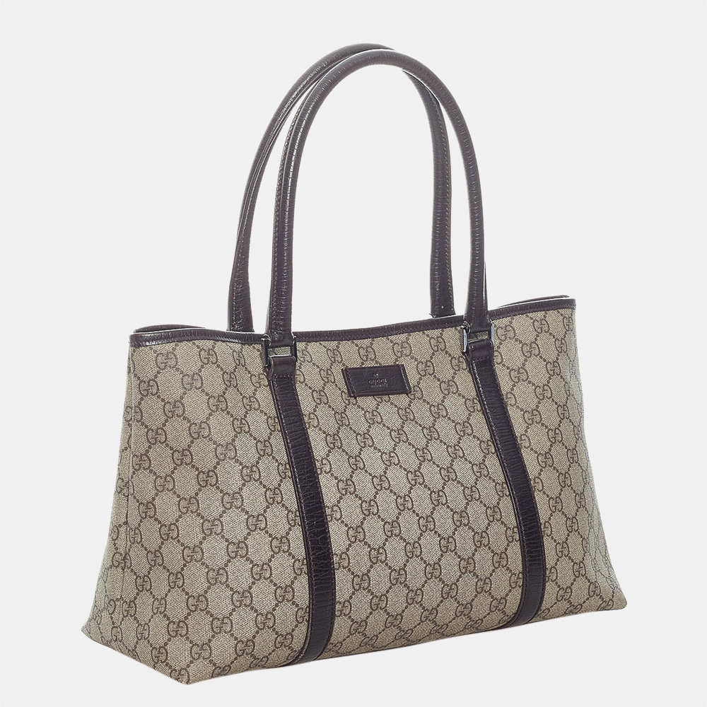 

Gucci Brown GG Supreme Joy Tote Bag
