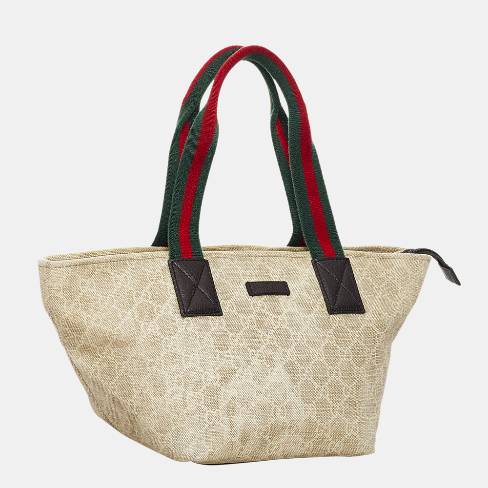 

Gucci Beige/Brown/Multi Color GG Canvas Web Handbag