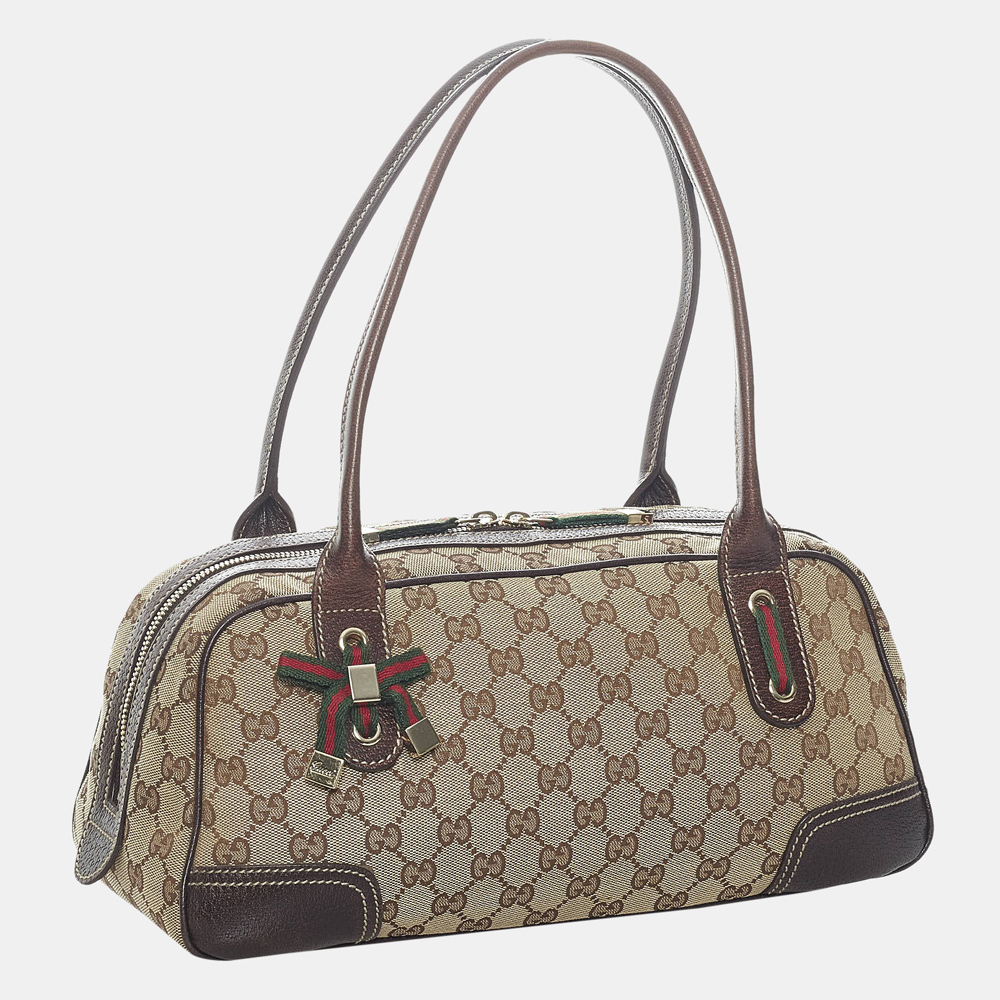 

Gucci Beige/Brown GG Canvas Princy Shoulder Bag