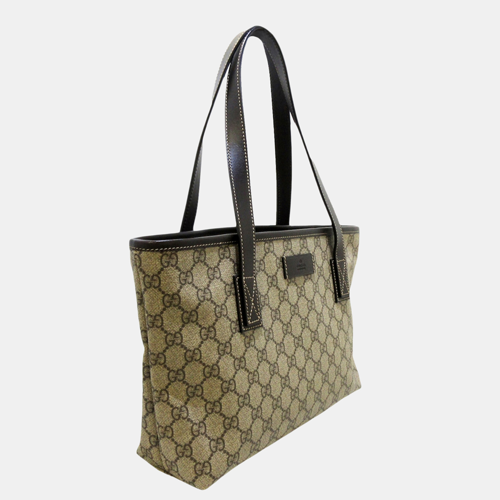 

Gucci Beige/Brown GG Supreme Tote Bag