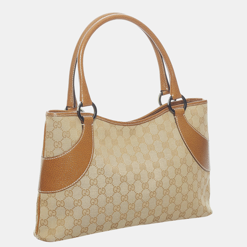 

Gucci Beige/Brown GG Canvas Shoulder Bag