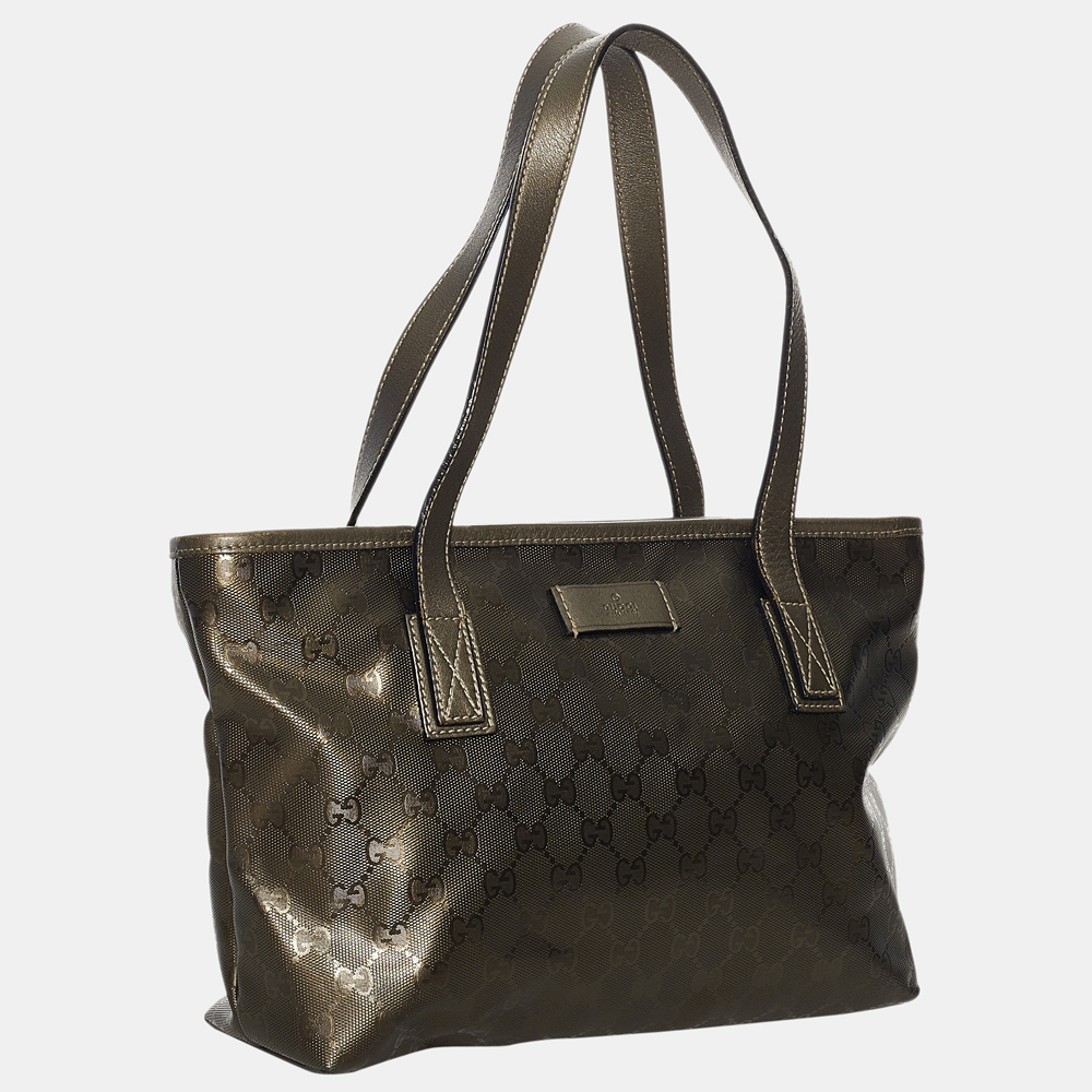 

Gucci Brown GG Imprime Tote Bag