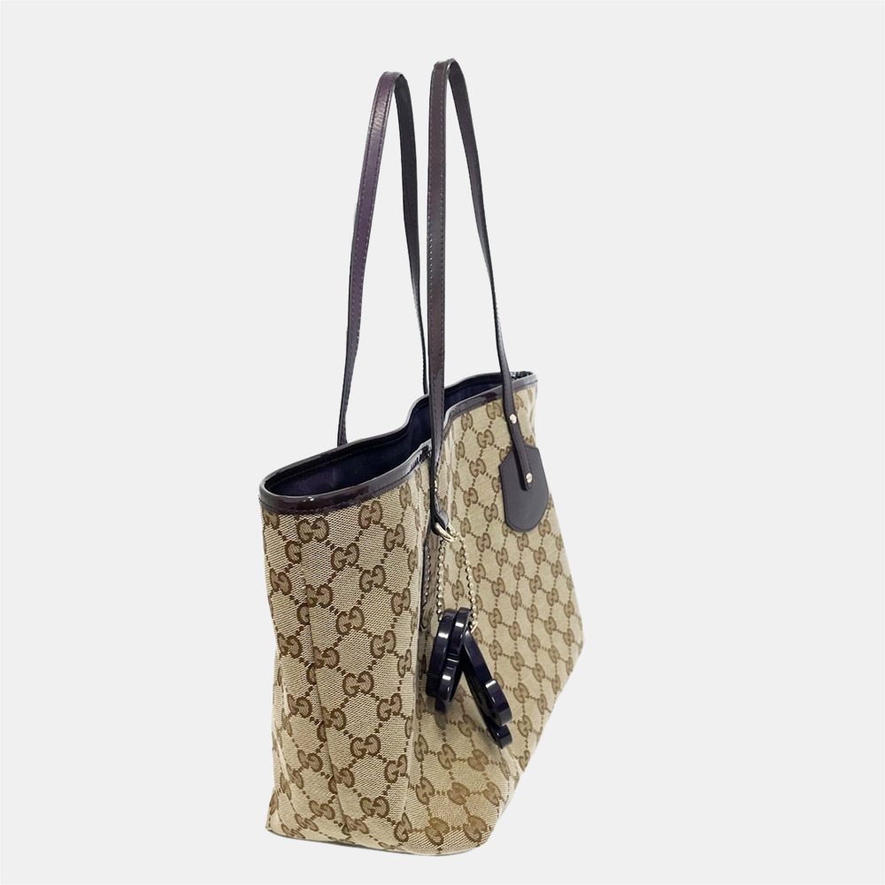 

Gucci Brown GG Canvas Jolie Tote Bag