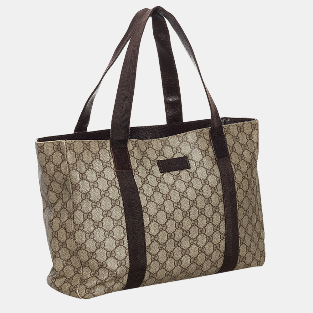 

Gucci Beige GG Canvas Supreme Joy Tote Bag