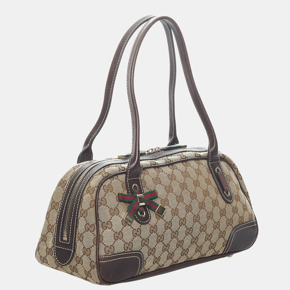 

Gucci Beige/Brown GG Canvas Princy Shoulder Bag