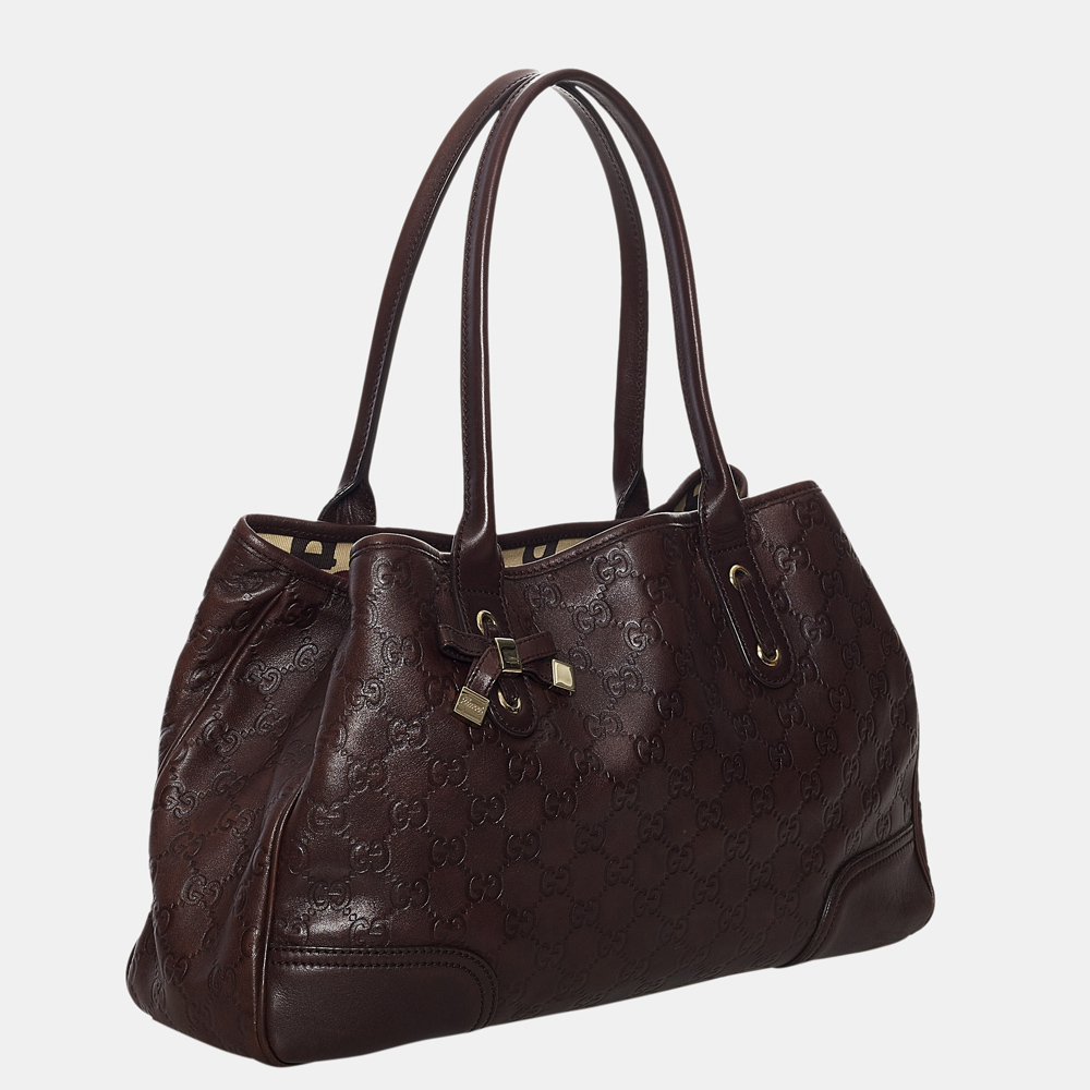 

Gucci Brown Guccissima Princy Tote Bag