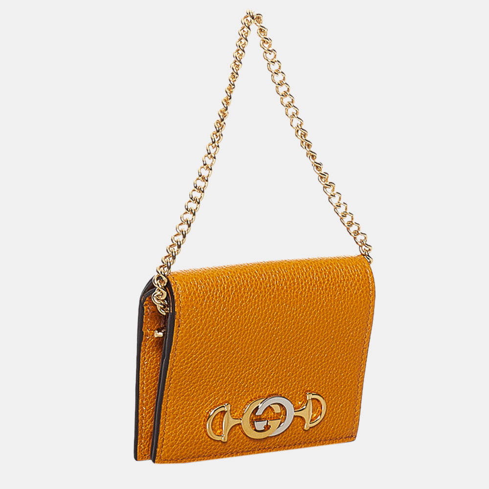 

Gucci Orange Zumi Leather Wallet
