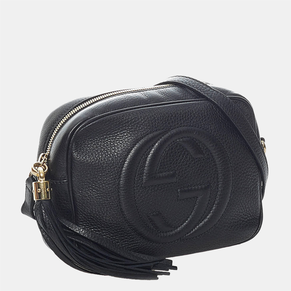 

Gucci Black Soho Disco Leather Crossbody Bag
