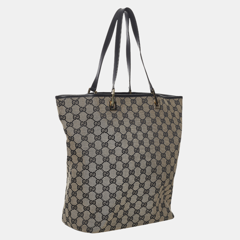 

Gucci Grey GG Canvas Tote Bag