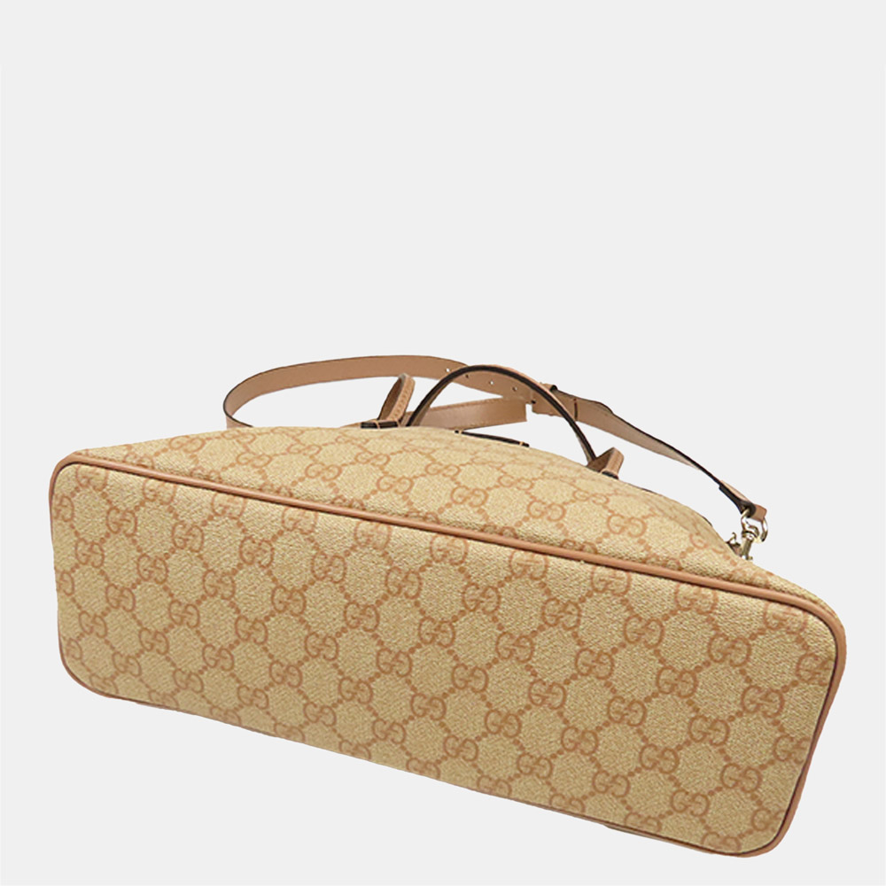 

Gucci Beige/Brown GG Supreme Satchel