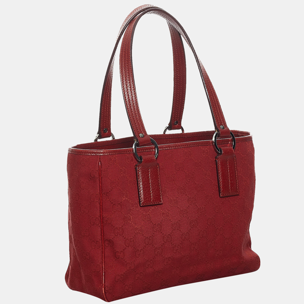 

Gucci Red GG Canvas Shoulder Bag