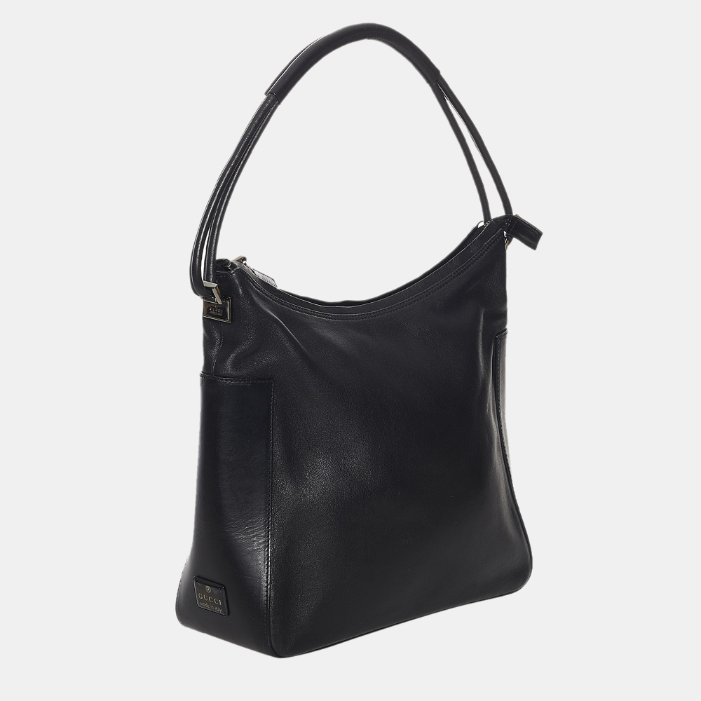 

Gucci Black Leather Shoulder Bag