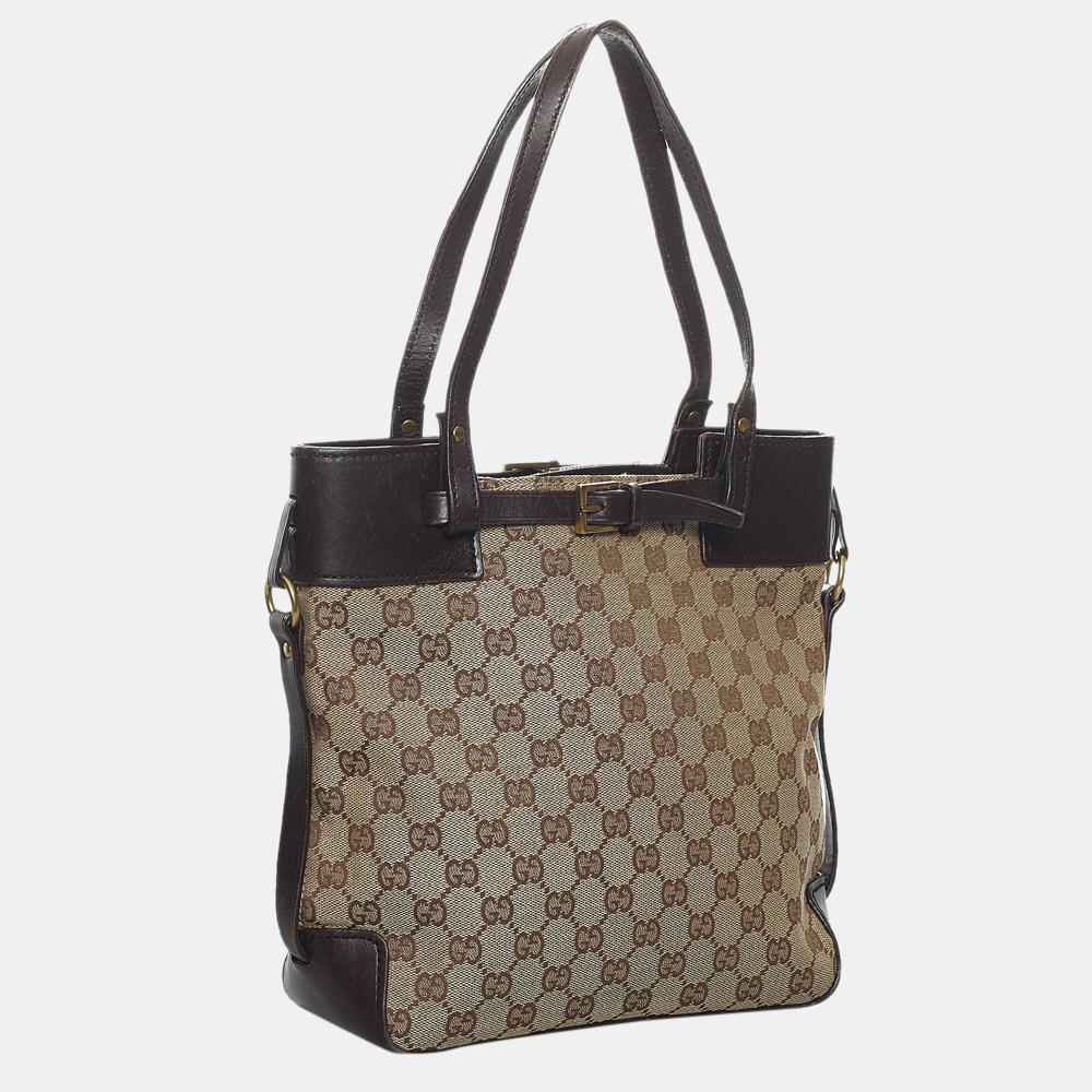 

Gucci Brown GG Canvas Handbag