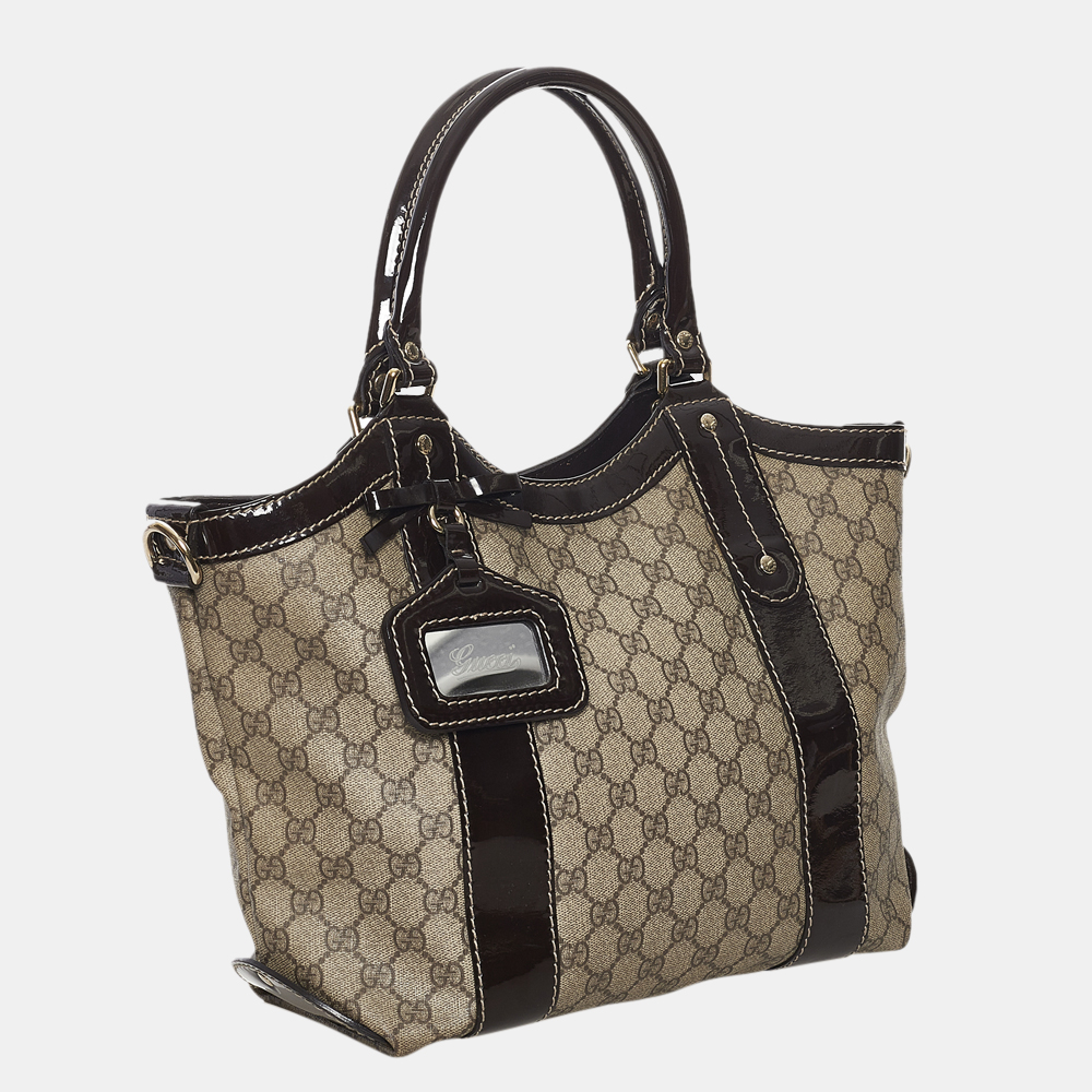 

Gucci Beige/Brown GG Supreme Tote Bag