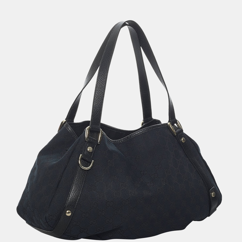 

Gucci Black GG Canvas Pelham Shoulder Bag