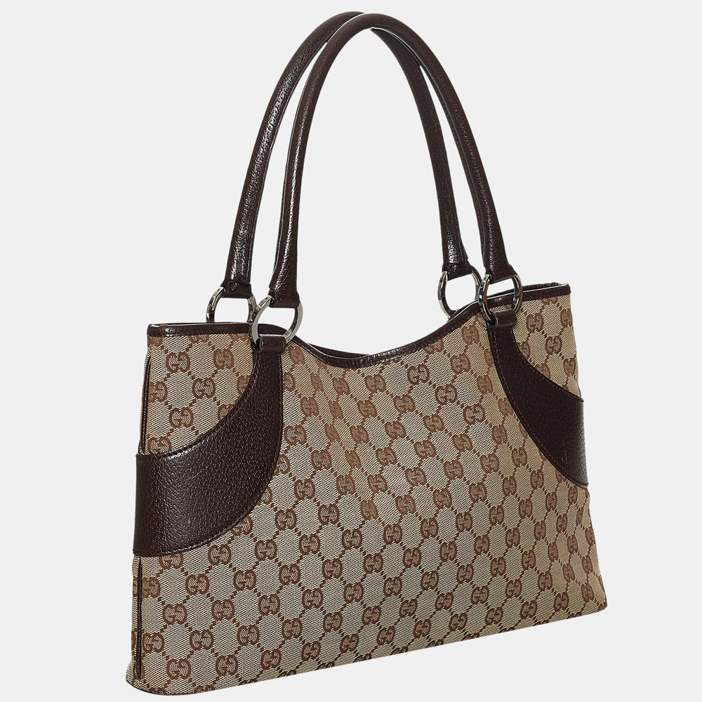 

Gucci Beige/Brown GG Canvas Tote Bag