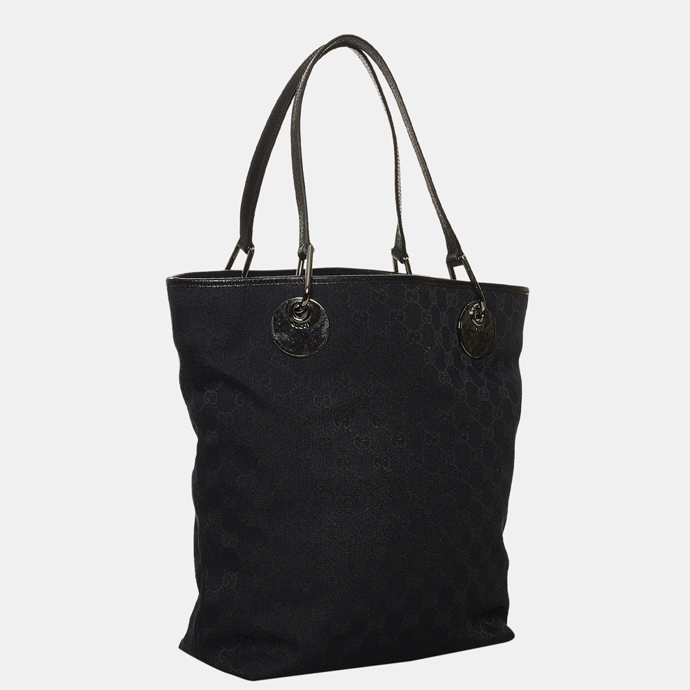

Gucci Black GG Canvas Eclipse Shoulder Bag
