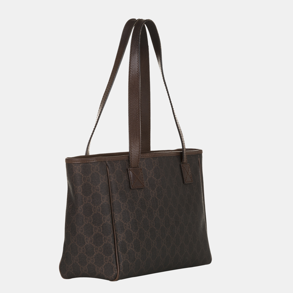 

Gucci Brown GG Supreme Shoulder Bag