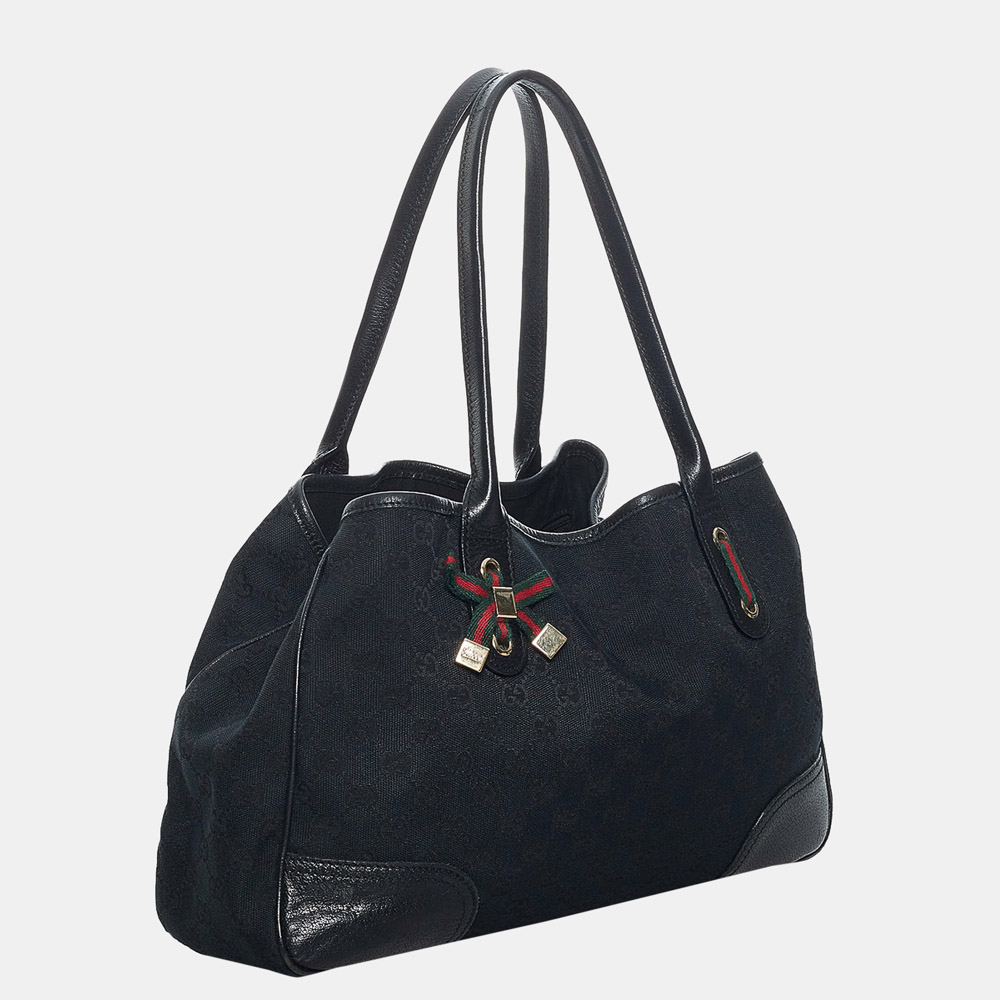 

Gucci Black GG Canvas Princy Shoulder Bag