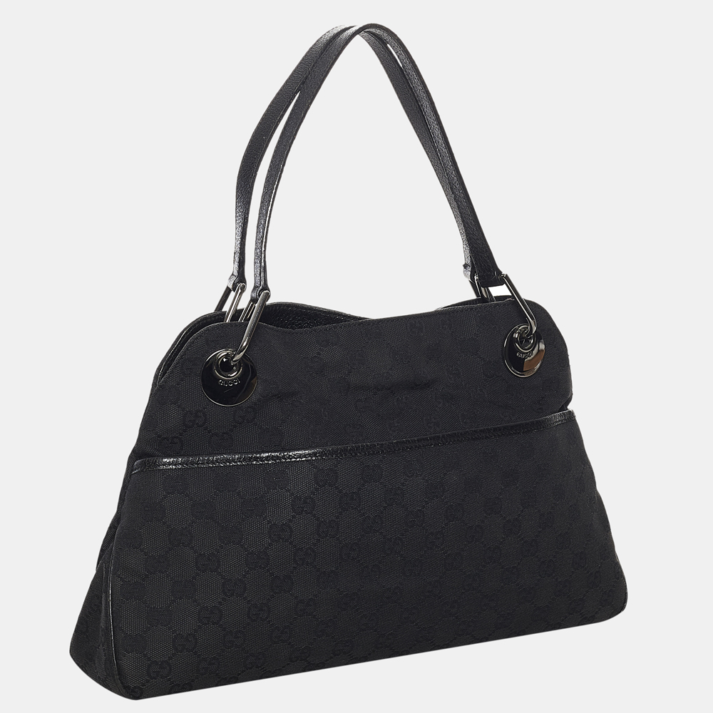 

Gucci Black GG Canvas Eclipse Tote Bag