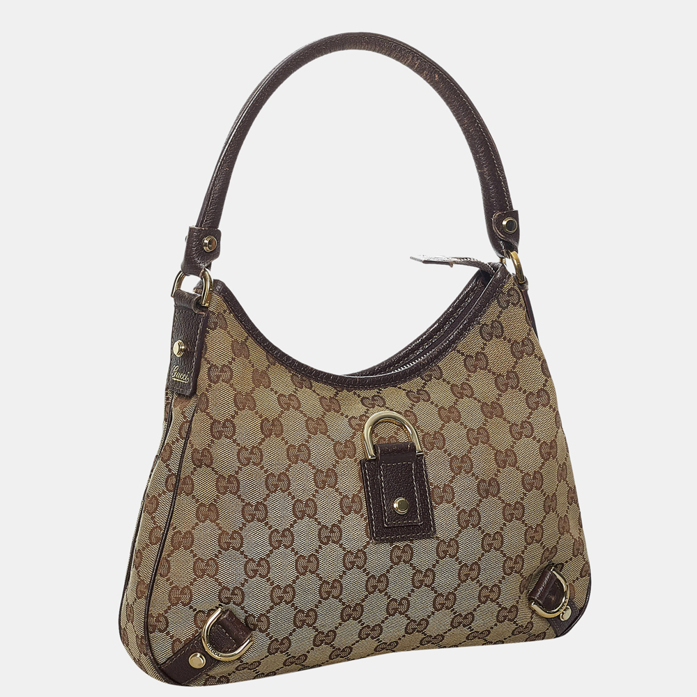 

Gucci Beige/Brown GG Canvas Abbey D-Ring Handbag