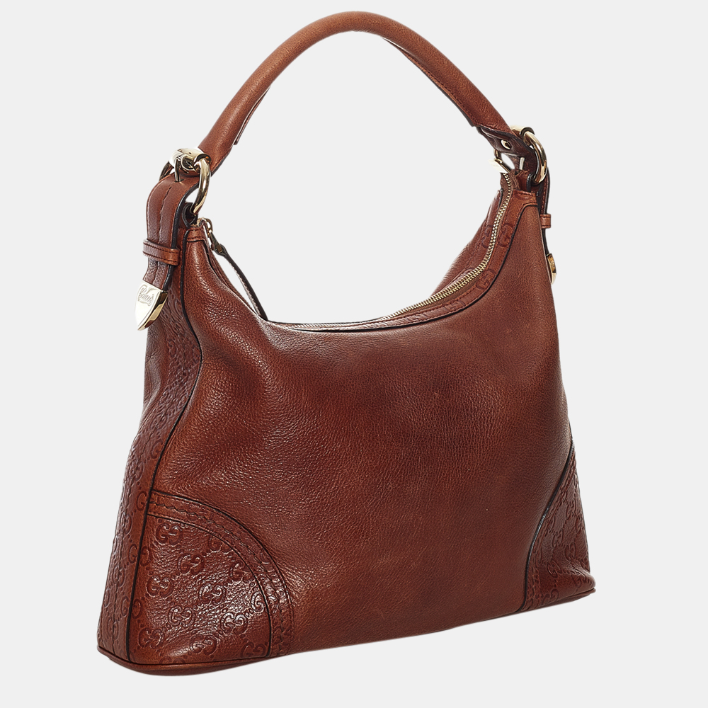 

Gucci Brown Guccissima Signoria Shoulder Bag