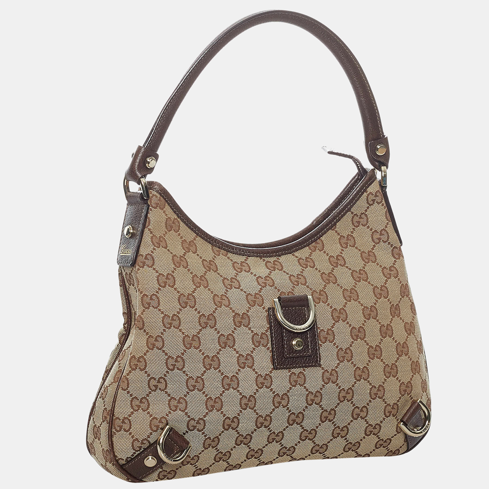 

Gucci Beige/Brown GG Canvas Abbey D-Ring Shoulder Bag