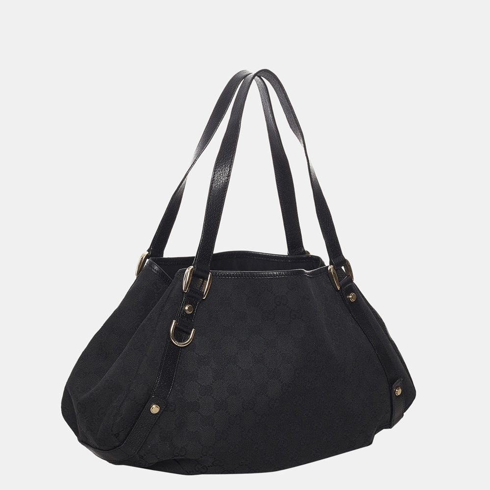 

Gucci Black GG Canvas Pelham Shoulder Bag