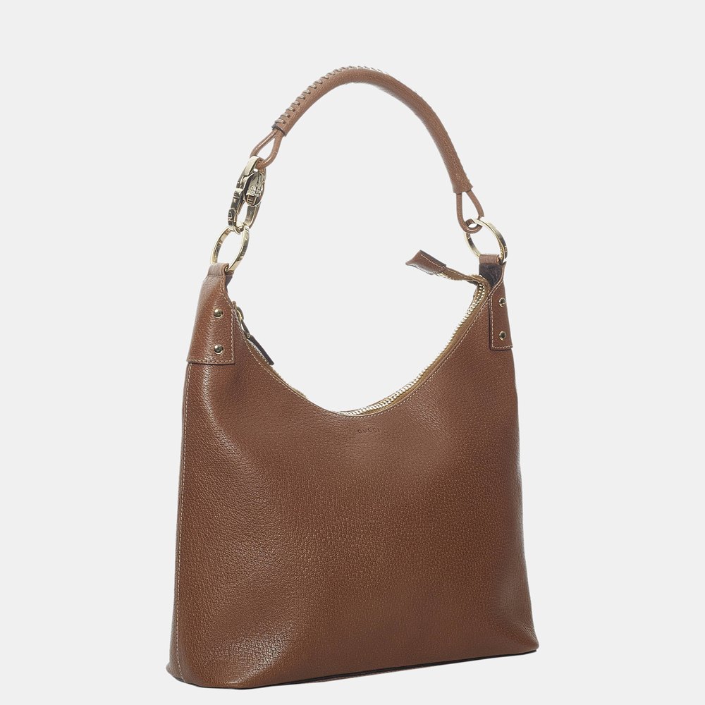 

Gucci Brown Leather Shoulder Bag