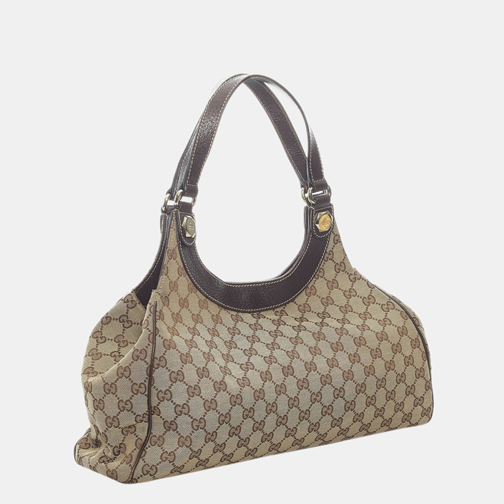 

Gucci Brown GG Canvas Charmy Shoulder Bag