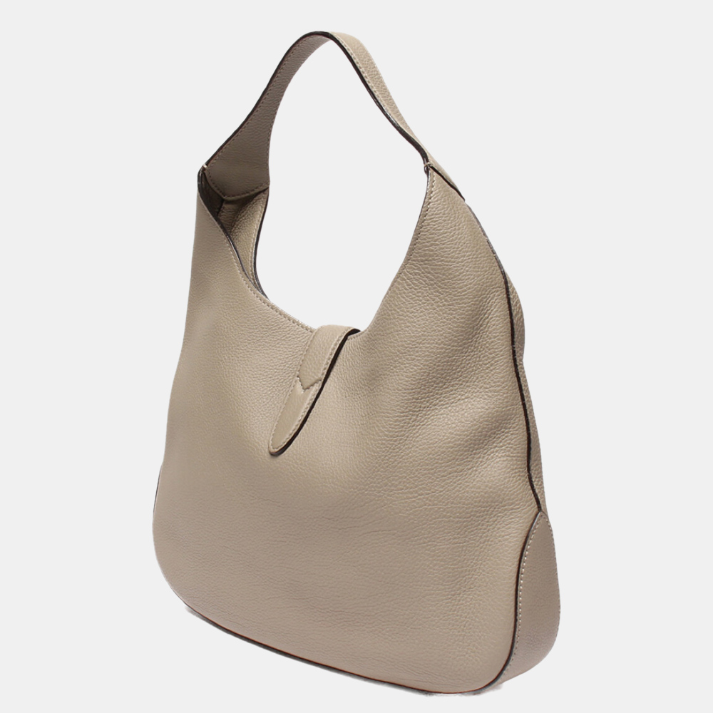 

Gucci Grey Calf Leather Jackie Hobo Bag