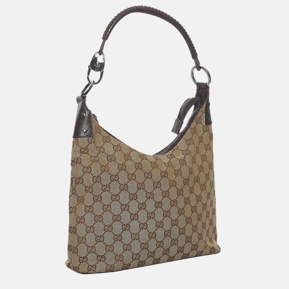 

Gucci Beige/Brown GG Canvas Shoulder Bag